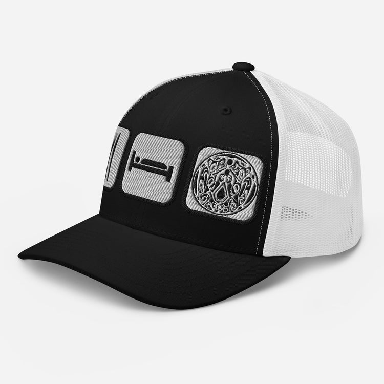 Eat Sleep Quileute Tribe Trucker Hat - Fandom-Made