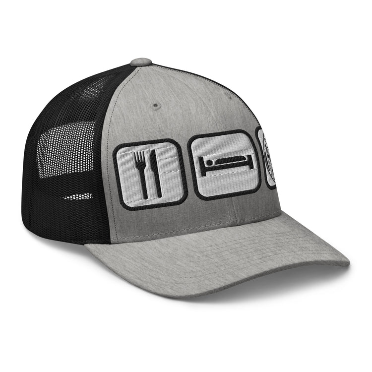 Eat Sleep Quileute Tribe Trucker Hat - Fandom-Made