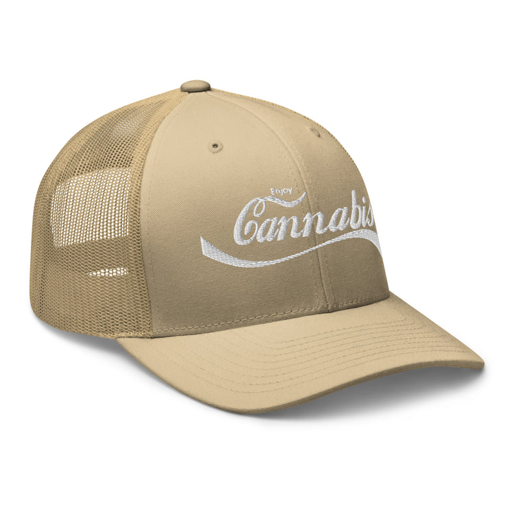 Enjoy Cannabis Trucker Hat - Fandom-Made