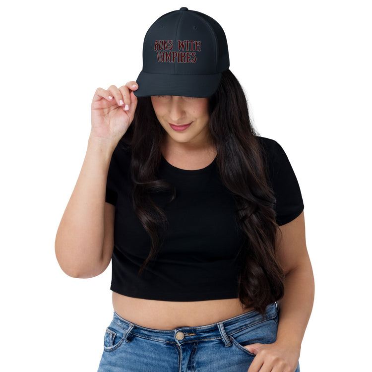Runs With Vampires Trucker Hat - Fandom-Made