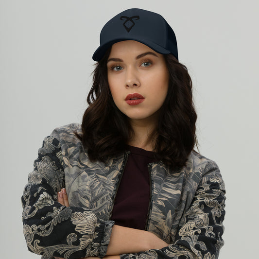 Angelic Rune Trucker Hat - Fandom-Made
