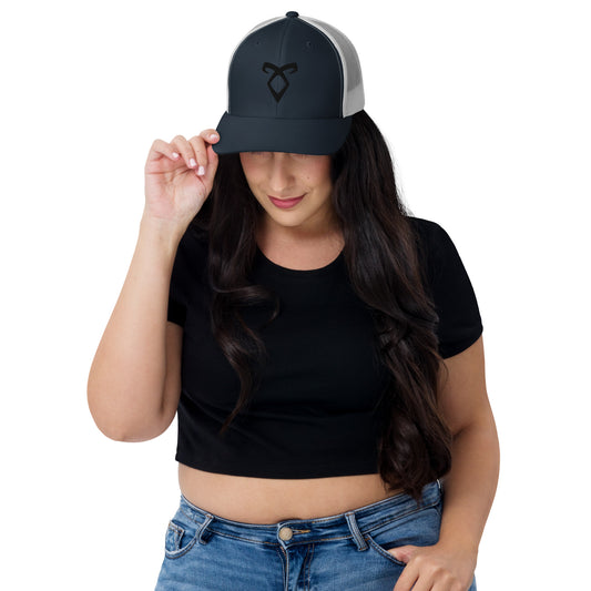 Angelic Rune Trucker Hat - Fandom-Made