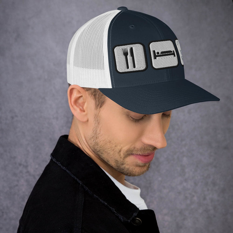 Eat Sleep Cullens Trucker Hat - Fandom-Made