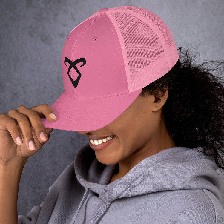 Angelic Rune Trucker Hat - Fandom-Made