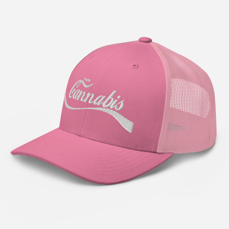 Enjoy Cannabis Trucker Hat - Fandom-Made
