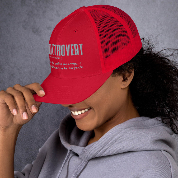 Booktrovert Trucker Hat - Fandom-Made