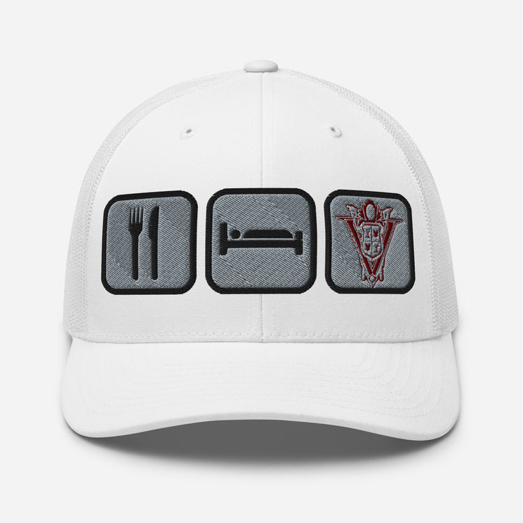 Eat Sleep Volturi Trucker Hat - Fandom-Made