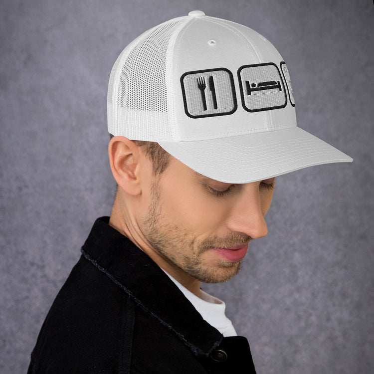 Eat Sleep Cullens Trucker Hat - Fandom-Made