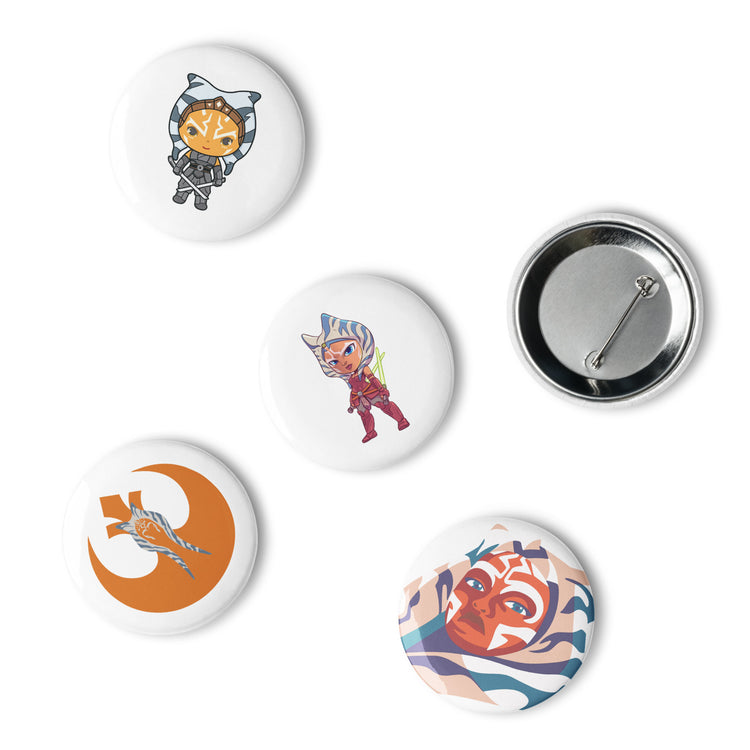 Ahsoka Tano Pin Set - Fandom-Made