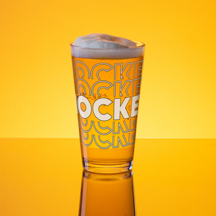 Hockey Hockey Hockey Pint Glass - Fandom-Made