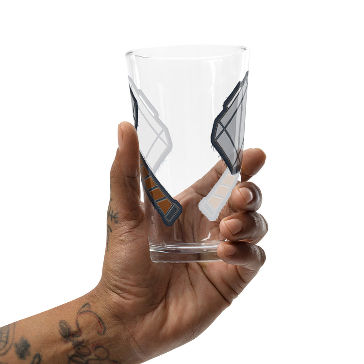 Thor's Hammer Pint Glass - Fandom-Made