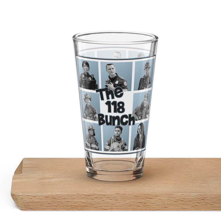 The 118 Bunch Pint Glass - Fandom-Made