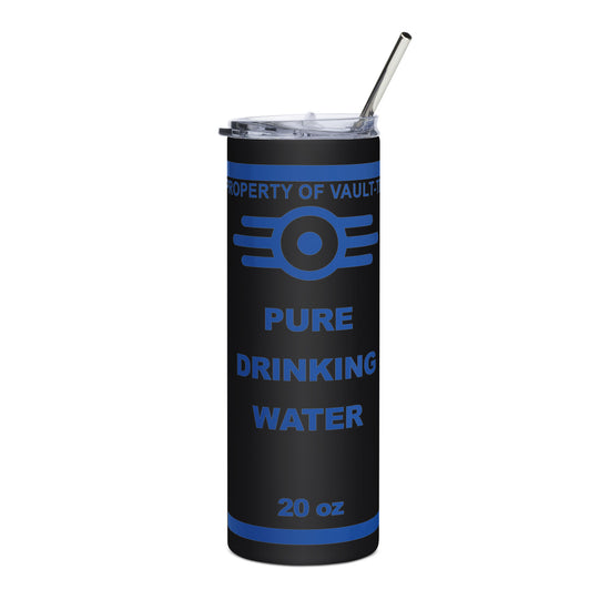 Pure Drinking Water Stainless Steel Tumbler - Fandom-Made