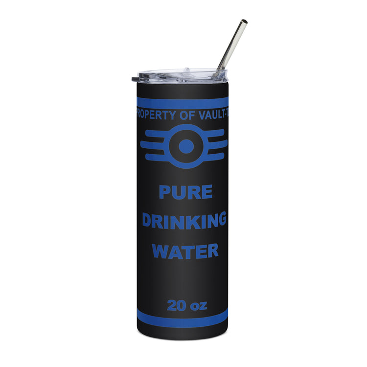 Pure Drinking Water Stainless Steel Tumbler - Fandom-Made