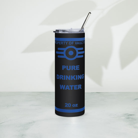 Pure Drinking Water Stainless Steel Tumbler - Fandom-Made