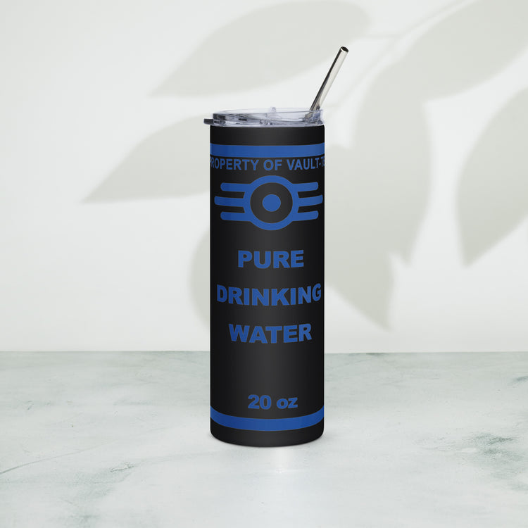 Pure Drinking Water Stainless Steel Tumbler - Fandom-Made