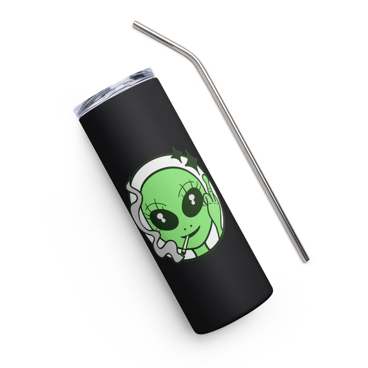 Stoner Alien Tumbler - Fandom-Made