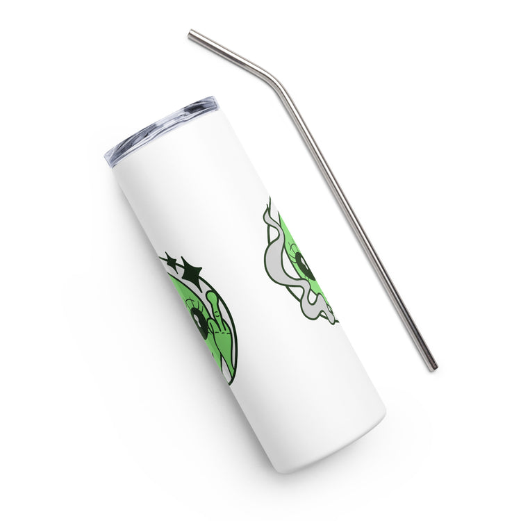 Stoner Alien Tumbler - Fandom-Made
