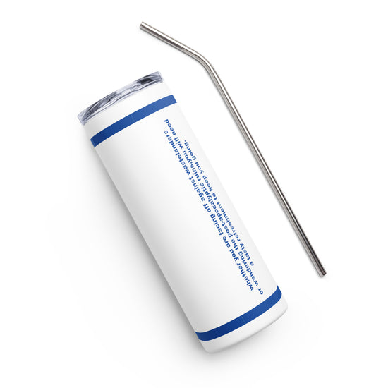 Pure Drinking Water Stainless Steel Tumbler - Fandom-Made