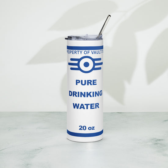 Pure Drinking Water Stainless Steel Tumbler - Fandom-Made