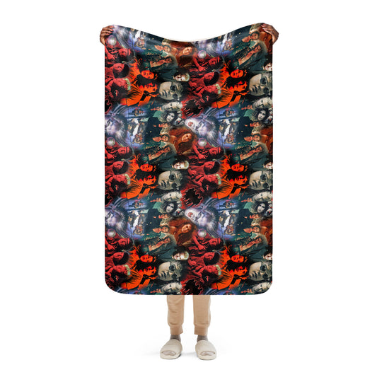 Lost Boys Collage Sherpa Blanket - Fandom-Made