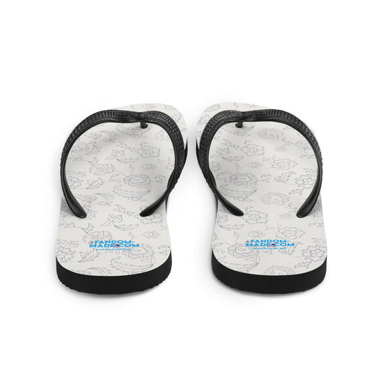 Bridgerton All-Over Print Flip-Flops - Fandom-Made
