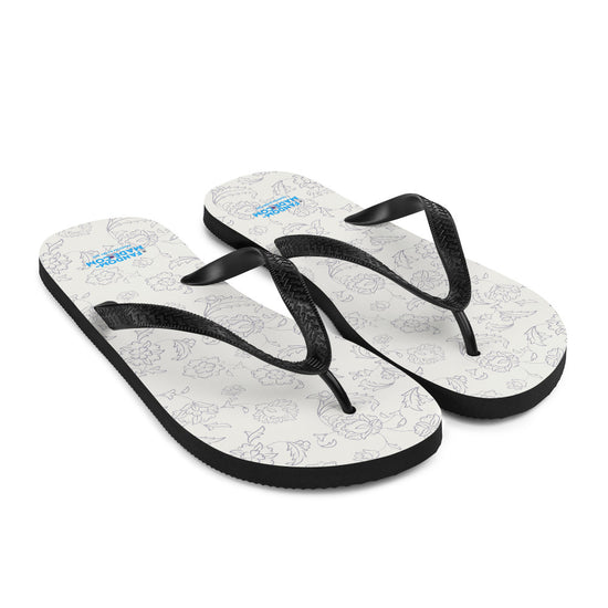 Bridgerton All-Over Print Flip-Flops - Fandom-Made