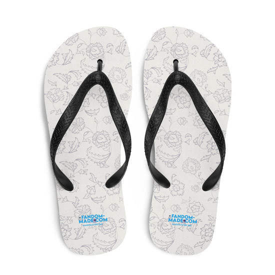 Bridgerton All-Over Print Flip-Flops - Fandom-Made