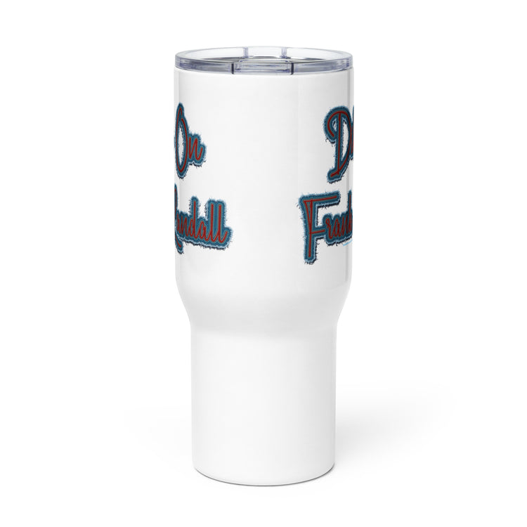 Dibs On Frank Randall Travel Mug with a Handle - Fandom-Made