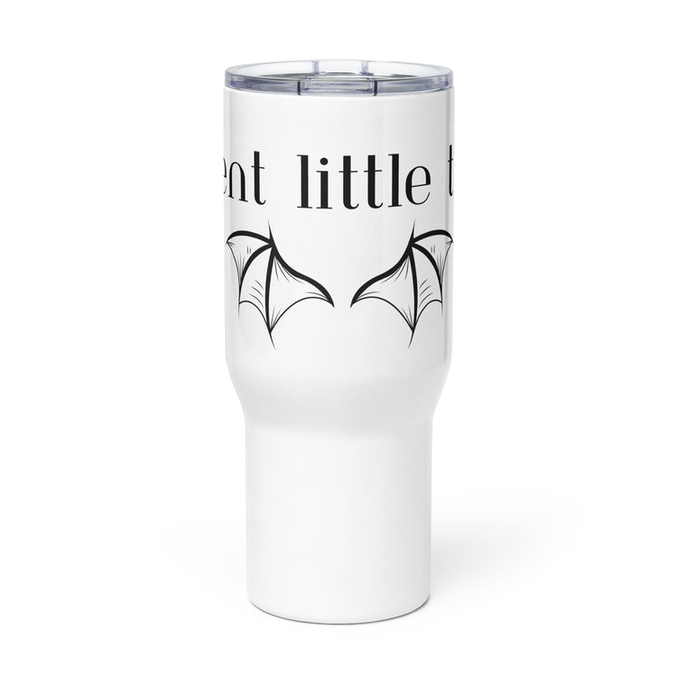 Violent Little Thing Travel Mug with a Handle - Fandom-Made