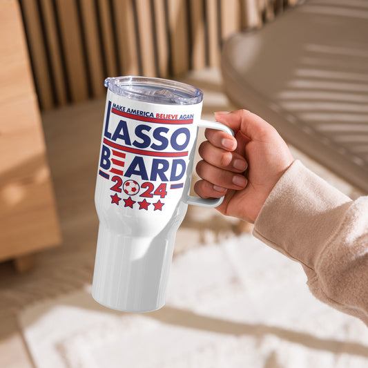 Lasso Beard 2024 Travel Mug with a Handle - Fandom-Made