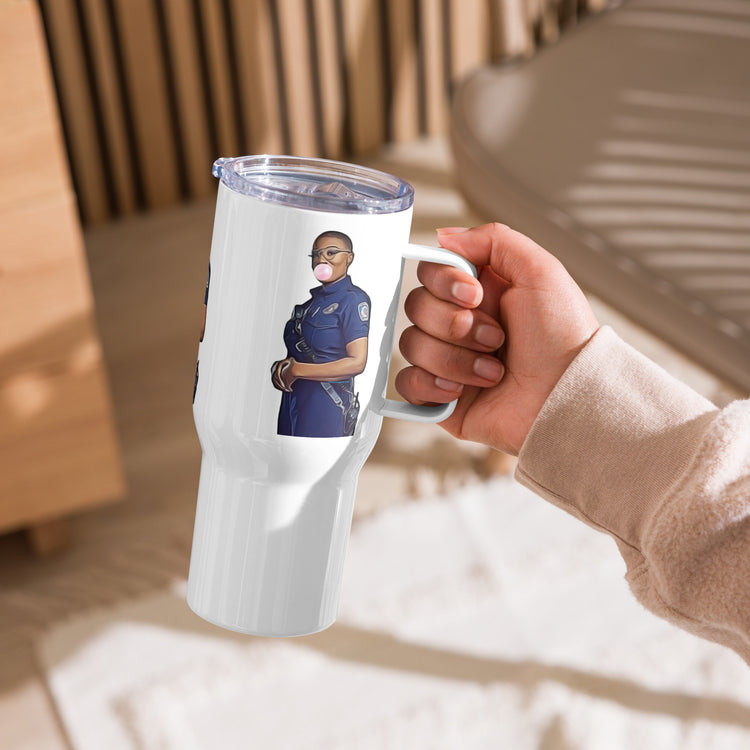 Henrietta Wilson Travel Mug with a Handle - Fandom-Made