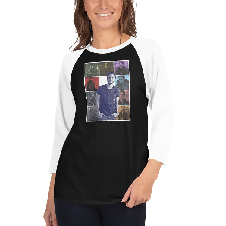 Ben Barnes Eras 3/4 Sleeve Raglan Shirt - Fandom-Made
