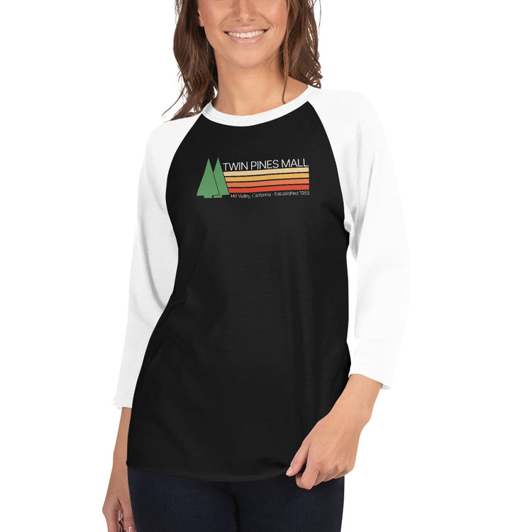 Twin Pines Mall Unisex 3/4 Sleeve Raglan Shirt - Fandom-Made