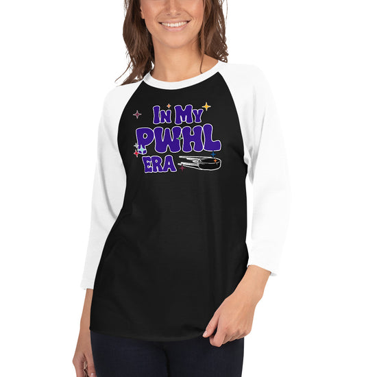 In My PWHL Era Unisex 3/4 Sleeve Raglan Shirt - Fandom-Made