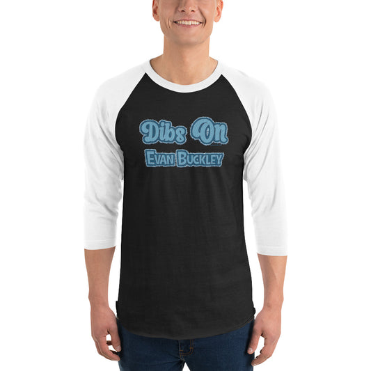 Dibs On Evan Buckley Unisex 3/4 Sleeve Raglan Shirt - Fandom-Made