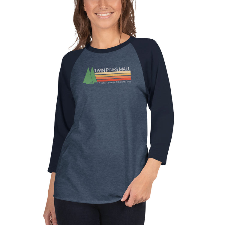 Twin Pines Mall Unisex 3/4 Sleeve Raglan Shirt - Fandom-Made