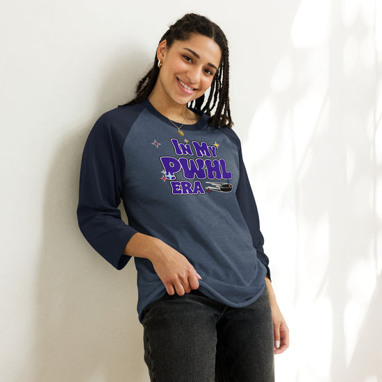In My PWHL Era Unisex 3/4 Sleeve Raglan Shirt - Fandom-Made