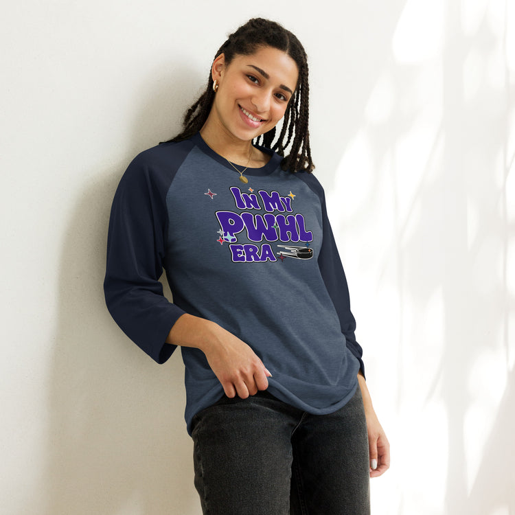 In My PWHL Era Unisex 3/4 Sleeve Raglan Shirt - Fandom-Made