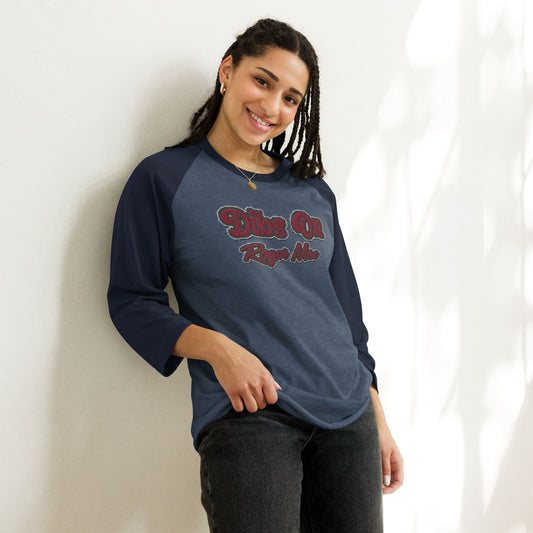 Dibs On Roger Mac Unisex 3/4 Sleeve Raglan Shirt - Fandom-Made