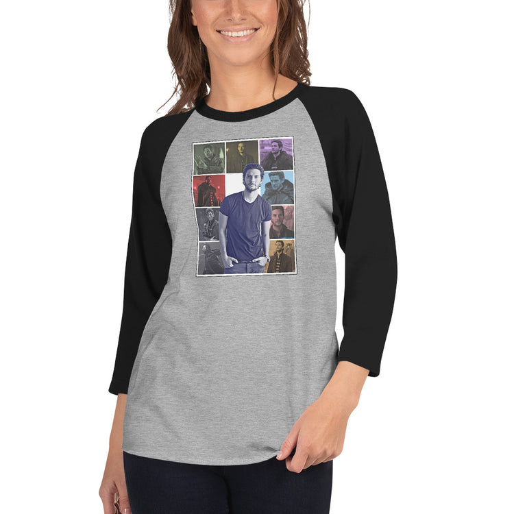 Ben Barnes Eras 3/4 Sleeve Raglan Shirt - Fandom-Made