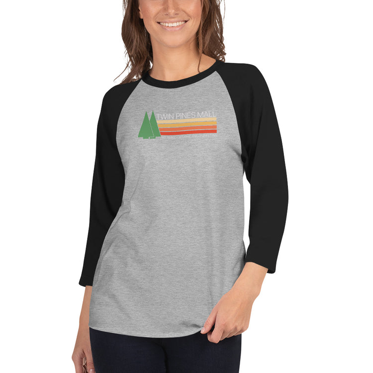 Twin Pines Mall Unisex 3/4 Sleeve Raglan Shirt - Fandom-Made