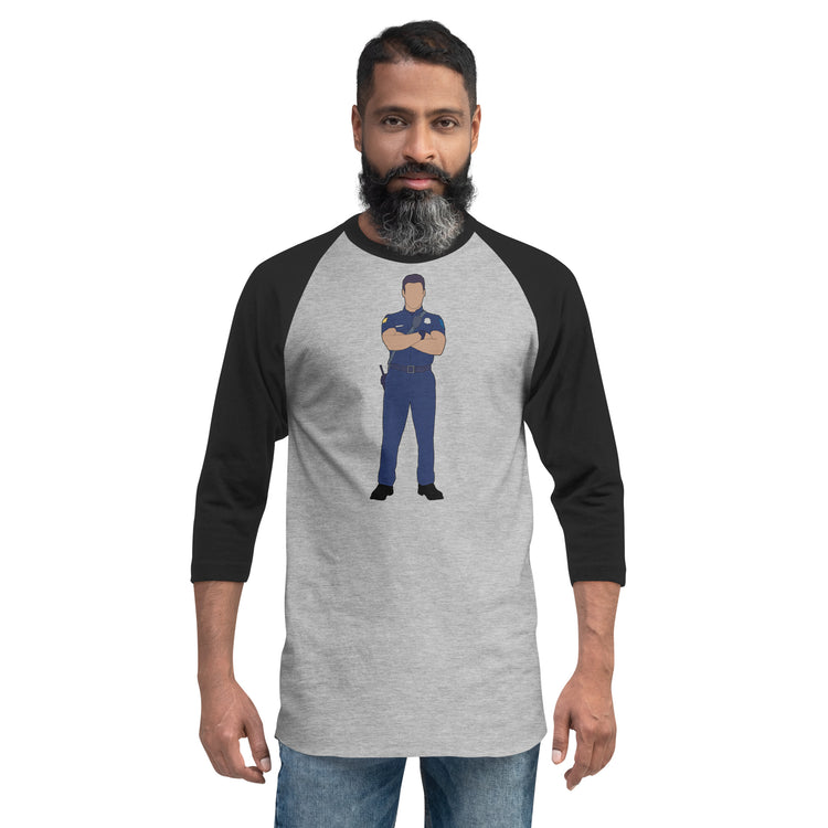 Eddie Diaz Unisex 3/4 Sleeve Raglan Shirt - Fandom-Made