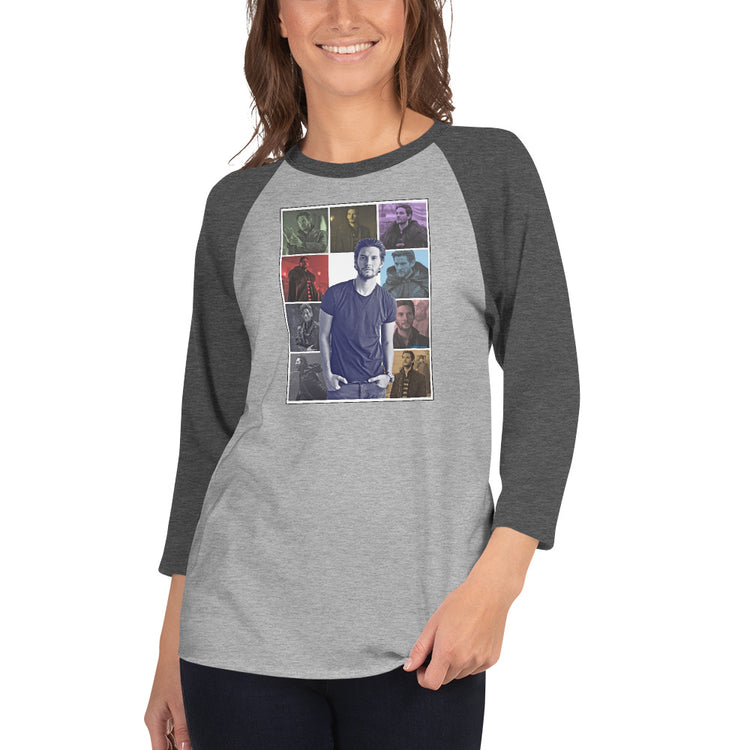 Ben Barnes Eras 3/4 Sleeve Raglan Shirt - Fandom-Made