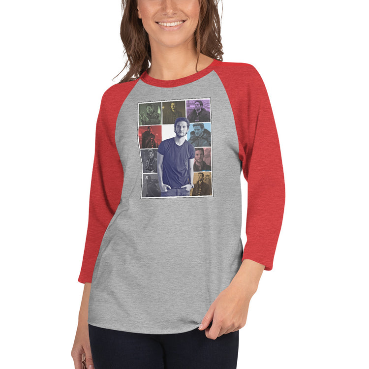 Ben Barnes Eras 3/4 Sleeve Raglan Shirt - Fandom-Made