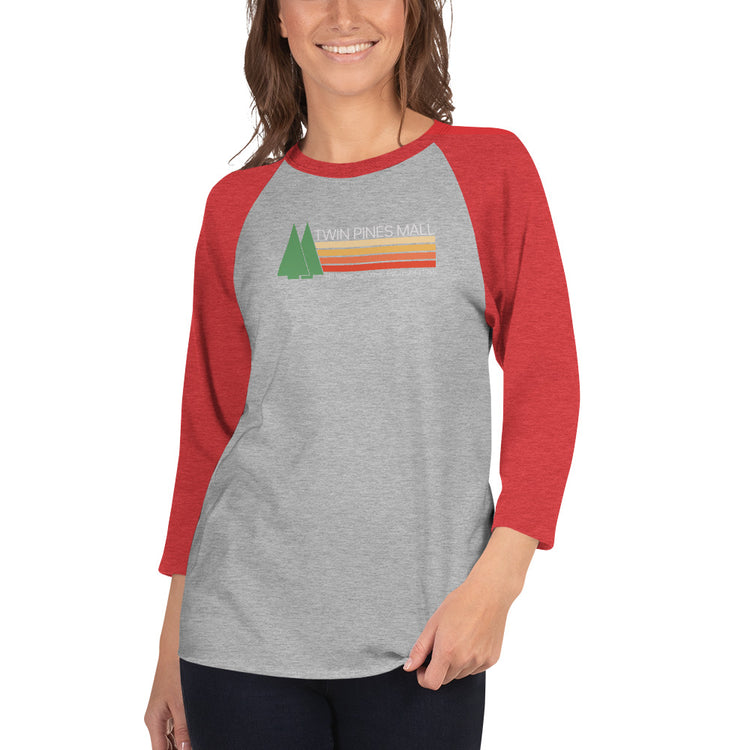Twin Pines Mall Unisex 3/4 Sleeve Raglan Shirt - Fandom-Made