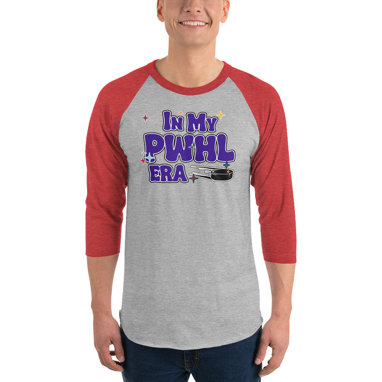 In My PWHL Era Unisex 3/4 Sleeve Raglan Shirt - Fandom-Made