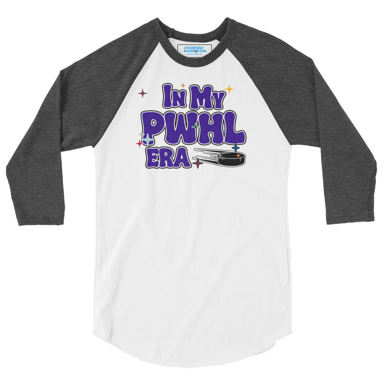 In My PWHL Era Unisex 3/4 Sleeve Raglan Shirt - Fandom-Made