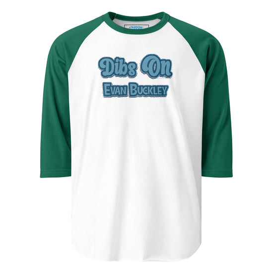 Dibs On Evan Buckley Unisex 3/4 Sleeve Raglan Shirt - Fandom-Made