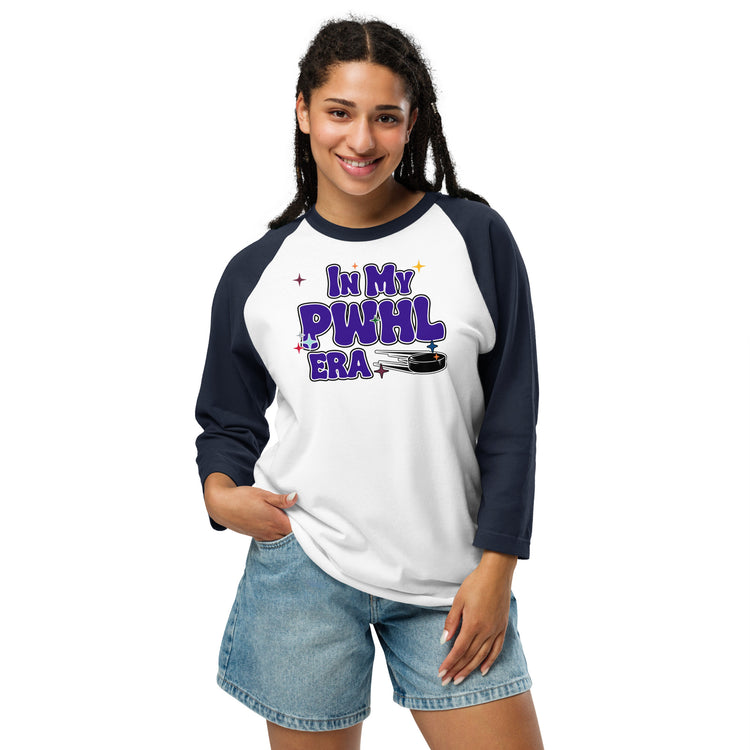In My PWHL Era Unisex 3/4 Sleeve Raglan Shirt - Fandom-Made